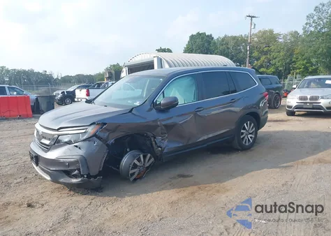 2019 Honda Pilot Ex-L из США, поврежденный, VIN 5FNYF6H5XKB092291